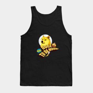 Dogecoin to da Moon! Tank Top